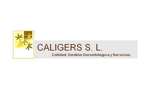 XXVIII Congreso internacional de la Sociedade Galega de Xerontoloxía e Xeriatria - logo patrocinador Caligers