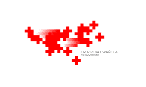 XXVIII Congreso internacional de la Sociedade Galega de Xerontoloxía e Xeriatria - logo patrocinador Cruz Roja