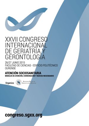 Imagen del poster representativo del XXVII Congreso Internacional de la SGXX. 26 y 27 junio 2015 Ourense. Facultade de Ciencias - Edificio Politecnico Ourense